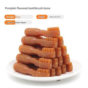 OEM snack da masticare per animali domestici con alito fresco di manzo sapore di anatra di pollo bastone osso dentale per animali domestici molare da masticare le ossa di calcio per cani - Product Image 1