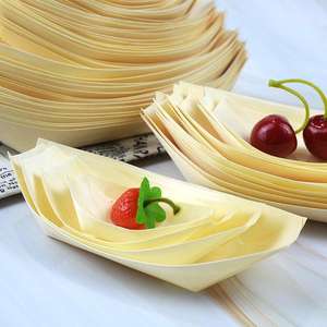 Bambus Écologique Japonais Jetable En Bois Pin <span class=keywords><strong>Sushi</strong></span> Bateau/Assiette/<span class=keywords><strong>Plateau</strong></span>/Cône pour <span class=keywords><strong>Maki</strong></span> California Roll - Product Image 6