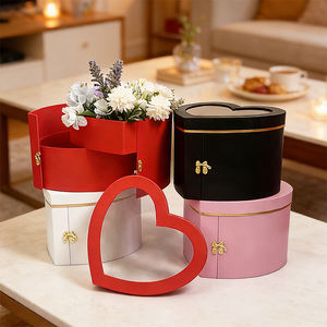 Scatole Regalo Rigide in Cartone con Logo Personalizzato per San Valentino, Compleanno, Festa della Mamma, Fiori - Product Image 2