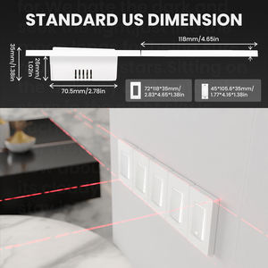 Interrupteur d'éclairage intelligent WiFi Tuya à 3 voies, unipolaire, bouton-poussoir, fil neutre requis, remplace un interrupteur, indicateur lumineux, position - Product Image 6