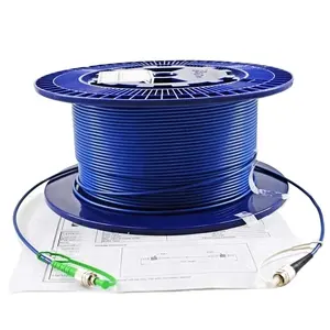 Polarization Maintaining PM slow axis fiber optic armored patch cord