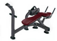 Machine d'entraînement abdominale à vente chaude, machine abdominale à plaques, équipement de salle de sport commercial, banc abdominal classique L8040