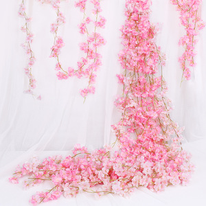 ดอกซากุระประดิษฐ์ Qingxu 135 ดอก ตกแต่งด้วยดอกไม้ผ้าไหม สำหรับวันวาเลนไทน์ - Product Image 3