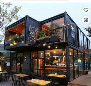 บ้านสำเร็จรูป CE Prefab Black Series 2 ชั้น แบบพับได้ เคลื่อนย้ายได้ บ้านคอนเทนเนอร์สำเร็จรูปขนาด 40 ฟุต พร้อมครัวแบบโมดูลาร์ สไตล์วิลล่า - Product Image 4