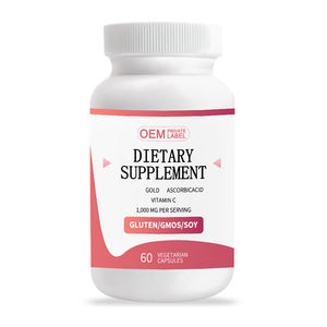 แคปซูลวิตามินซี<span class=keywords><strong>1000</strong></span>มก. ไม่มีกลูเตน/จีเอ็มโอ/ถั่วเหลืองช่วยเพิ่มภูมิคุ้มกัน60นับอายุการเก็บรักษา24เดือนสำหรับผู้ใหญ่ - Product Image 1