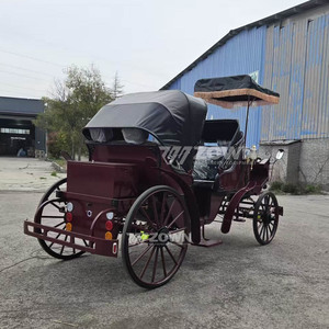 Voiture électrique sans chevaux pour visites touristiques, alimentée par batterie, pour parcs à thème, attractions touristiques, célébrations et défilés - Product Image 4