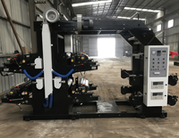 Machine d'impression flexographique automatique à haute vitesse 6 couleurs pour sachets alimentaires, sacs en plastique, sacs en papier, tubes et emballages