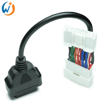 Cable OBDII de 26 pines para coche Tesla, conector macho y hembra, interfaz de reemplazo, OBD2, gran oferta