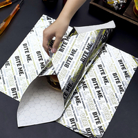 Papel de Aluminio Ecológico con Logotipo Personalizado, Apto para Alimentos, Resistente a la Grasa, para Envolver Hamburguesas, Pizzas, Pasteles, Conservación de Alimentos para Llevar