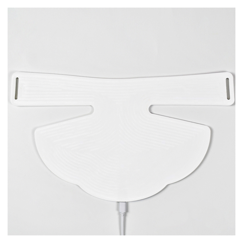 Infrared LED Photon Mask Household LED Neck Mask Rejuvenation Anti Aging Silicone Mask
