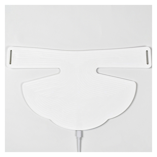 Infrared LED Photon Mask Household LED Neck Mask Rejuvenation Anti Aging Silicone Mask