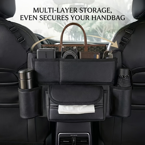 Sac de rangement suspendu pour siège de voiture, vente en gros d'usine, organisateur de siège arrière grande capacité, accessoires intérieurs de voiture très pratiques - Product Image 1