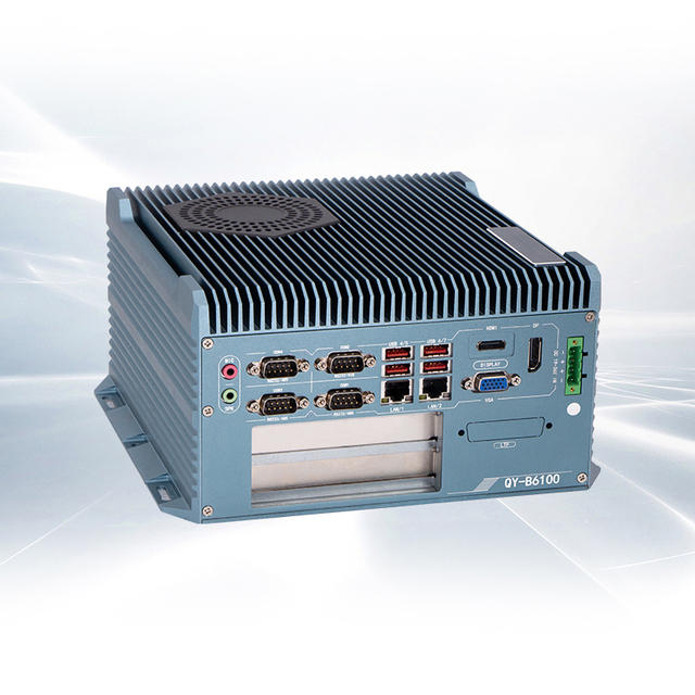 Custom OEM Industrial Box PC Fanless Rugged Embedded PC with Multiple COM and LAN Ports for Machine Vision