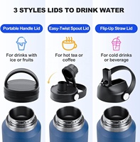 Botol termos Stainless Steel, termos vakum termal panas dan dingin