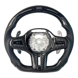 <span class=keywords><strong>Volante</strong></span> Deportivo de Fibra de Carbono con LED, Directo de Fábrica, para <span class=keywords><strong>BMW</strong></span> Serie G, G20, G21, G22, G23, G26, G80, G81, G82, 2023, 2024, 3, <span class=keywords><strong>M2</strong></span>, M4, M5 - Product Image 1