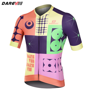 Maillot de cyclisme Darevie Custom Pro, léger, respirant, manches courtes, pastel, <span class=keywords><strong>voyage</strong></span>, unisexe - Product Image 1