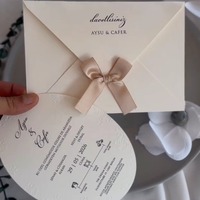 Invitations de mariage personnalisées en papier d'art avec gaufrage, estampage à chaud, impression offset numérique, carton kraft couché pour événements nuptiaux