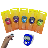 Compteur de doigts électronique à 5 chiffres avec écran LCD numérique pour le golf, le tricot et la comptabilité manuelle
