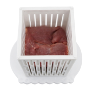 Outil de brochage rapide pour barbecue domestique, idéal pour les rôis gras, le ventre de porc, les pommes de terre et les légumes durs
