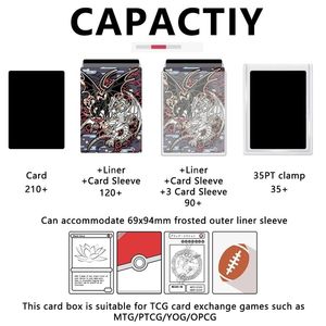 Boîte de rangement pour cartes à collectionner en cuir de qualité supérieure, pour 100+ cartes Magic TCG, boîte de présentation Commander, vente en gros - Product Image 2