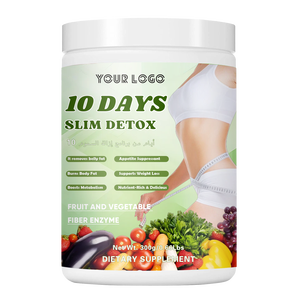 Thé en sachet de poudre de fruits et légumes pour une perte de poids de 10 jours, détoxifiant, contrôle du poids, favorise la digestion, brûle les graisses - Product Image 5