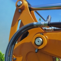 Mini-excavatrice compacte de 2 tonnes, mini-pelleuse de 3,5 tonnes, moteur diesel Kubota, normes CE EPA, pour usage agricole, fournie par l'usine