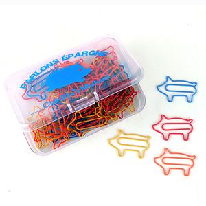 Lỏng đóng gói dễ thương động vật lợn hình giấy <span class=keywords><strong>Clip</strong></span> - Product Image 3