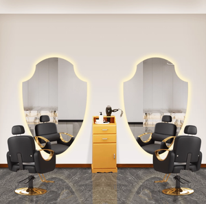 Espejo de belleza colgante con forma de nube Espejo de peluquería con múltiples formas - Product Image 6