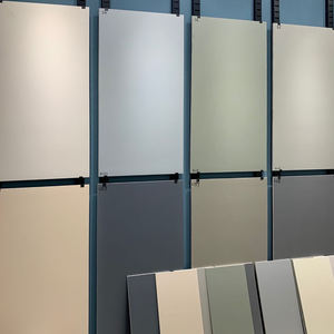 Morandi 마이크로 시멘트 600x1200mm 매트 단색 전신 미끄럼 바닥 벽 도자기 타일 - Product Image 2