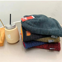 Bonnet tricoté réversible unisexe en polaire fileté pour l'extérieur par temps froid, chaud, double face, automne-hiver, vente en gros