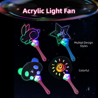 Ventilateur portable à LED personnalisé avec logo lumineux, acrylique, multicolores, 2025, pour événements, cadeaux d'entreprise, fêtes