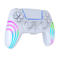 Dapat diisi ulang untuk pengontrol permainan nirkabel, joystick Hall, jack headphone, lampu RGB warna-warni, getaran, Turbo Burst Gaming