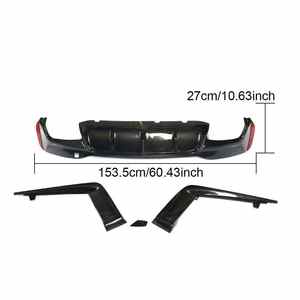 BMW 5シリーズ G30 G38 <span class=keywords><strong>M</strong></span>スポーツ 2018 2019 2020 2021 2022用 カーボンファイバー リアバンパー ディフューザー - Product Image 4