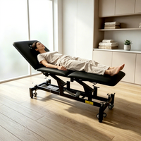 Table de traitement physique électrique réglable et portable avec cadre métallique pour acupuncture, massage, spa, hôtel, clinique
