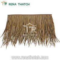 Toit en chaume synthétique artificiel de Bali, bar Tiki Hut, parasol en chaume artificiel pour restaurant de plage, zoo, complexe hôtelier