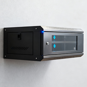 4U kim loại Tủ mạng 19-inch nhỏ Internet máy chủ <span class=keywords><strong>Rack</strong></span> cho trung tâm dữ liệu treo tường máy tính máy chủ Tủ giá - Product Image 1