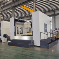 Centro de Mecanizado Horizontal CNC HMC1000 con Sistema GSK, Husillo Único BT40/BT50, 4 Ejes, Mecanizado de Piezas de Motor de Alta Precisión