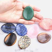 Vente en gros Runyangshi Quartz Rose Naturel Ovale Poli, Pierre de Soin Anti-Stress Thème Amour Tendance Mode, Pierres de Guérison en Cristal pour l'Artisanat