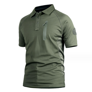 Chemises polo tactiques à manches courtes DFT104 Stock Camouflage Séchage rapide CN GUA - Product Image 3