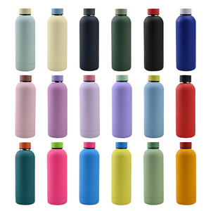 Tùy Chỉnh Đầy Màu Sắc Thép Không Gỉ 500Ml Cảm Ứng Mềm Mại Thể Thao Cup Chân Không Flask Uống Chai Thể Thao Nhiệt Chai Nước Uống Chai - Product Image 2