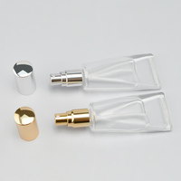 Flacon roll-on vide en verre transparent de 10 ml (1/3 oz) avec bille métallique pour huiles essentielles, parfums, déodorants, fragrances et emballages cosmétiques