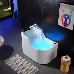 Trong nhà jakuzi Mini bé Spa Bồn tắm massage không khí Whirlpool LED sang trọng nhỏ bồn tắm cho trẻ em trung quốc sản xuất - Product Image 1