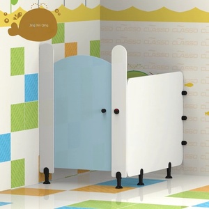 Hiện Đại Nhỏ Gọn Trẻ Em Nhà Vệ Sinh Tủ Phân Vùng Đầy Màu Sắc Nhiều Lớp Phòng Tắm Phân Vùng Cho Mẫu Giáo Trường Làm Bền - Product Image 2