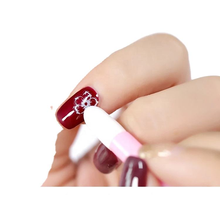 Multifunctional Gold Plastic Organic Rhinestone Professional Brushes Nail Art Manicure Pedicure Beauty Painting Brush