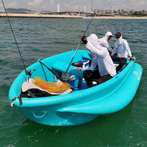 Balsa inflable de PVC OEM más vendida, diseño de punto de caída duradero, catamarán de pesca rígido, <span class=keywords><strong>kayak</strong></span>, barco para pescar - Product Image 6