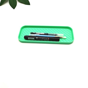 Porte-savon portable en silicone étanche et écologique avec plateau de drainage pour le rangement des éponges de cuisine d'hôtel - Product Image 1