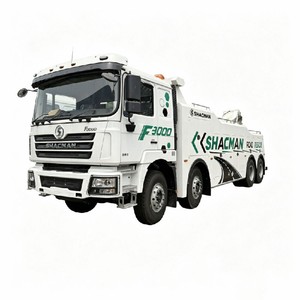 Camion de dépannage lourd Shacman 8x4 30 tonnes avec grue hydraulique intégrée pour les urgences routières - Product Image 2