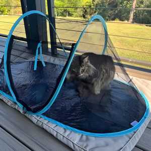 Tente <span class=keywords><strong>de</strong></span> clôture extérieure <span class=keywords><strong>pour</strong></span> chats et petits animaux - <span class=keywords><strong>Cage</strong></span> <span class=keywords><strong>de</strong></span> <span class=keywords><strong>jeu</strong></span> respirante, imperméable et portable <span class=keywords><strong>pour</strong></span> intérieur/extérieur avec sac <span class=keywords><strong>de</strong></span> transport - Product Image 6
