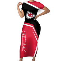 Robes d'été, robe maxi décontractée sexy, robe de fête d'équipe sportive, robes longues élégantes pour femmes