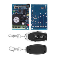 Sakelar Remote Control Nirkabel 12V 433MHz 24 1CH Penerima Sakelar Remote Control Relay RF Nirkabel untuk Kunci Elektronik Nirkabel